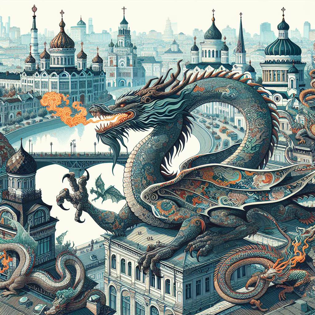 драконы, архитектура, исторические здания, уличные арт-объекты, живые драконы, детские площадки, культурное значение, Москва